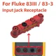Input Terminal Plug Jacks Receptacle For Fluke 83 III/83-3 Multimeter Assy Parts
