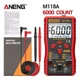 ANENG M118A Digital Mini Multimeter Tester AC/DC Resitance Voltage Meter RMS NCV