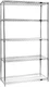 Quantum Storage Systems - Wr86-1824c-5 - Wire 5 Shelf Starter Kit Chrome 86in
