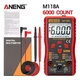 ANENG M118A Digital Mini Multimeter Tester AC/DC Resitance Voltage Meter RMS NCV