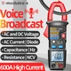 ANENG AT619 Digital Voice Broadcast Multimeter Professional AC/DC Clamp Meter