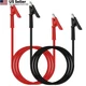 SWANLAKE 2-Piece Dual-Ended Alligator Clip Test 2PCS Dual Clip, Red 