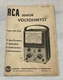 RCA Senior VoltOhmyst Electronic Meter Type WV-97A Manual 1953 (Original)