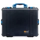Black & Blue Pelican 1600 case. No Foam - Empty. 