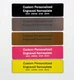 new engraved nameplate fits your Pelican 1600 1610 1620 1650 1720 1750 case
