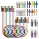 Goupchn Banana Plug Silicone Test Leads Kit 4mm Fully Insulated Safety Shroud...