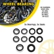 1 x Wheel Bearing Kit 6205-2RS For Suzuki GSXR1000 2001-2016/GSX1250 ABS 2011