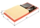 For BOSCH F 026 400 035 AIR FILTER INSERT
