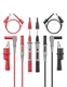 AstroAI 8Pcs Multimeter Test Leads Set with Alligator leads Set, Black 