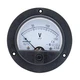 Baomain Round Voltmeter Voltage Meter 62T2 Gauge Analog Panel Class 2.