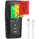 ERICKHILL 3 in 1 EMF Detector, Electromagnetic Field Radiation Detector Black 