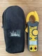 IDEAL 61-732 Clamp Meter AC Multimeter w Leads Case Tested No Battery Cover 