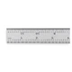 MITUTOYO 182-121 Steel Rule,Rigid,12 In,8/16/32/64ths PK 4