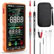 Digital Multimeter Tester TRMS 6000 Counts,Smart Rechargeable Voltmeter 5"Col...