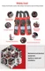 UNI-T UT204+ TRUE RMS Digital Clamp meter AC DC NCV MultimeterCap Live Wire Test