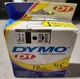 Genuine Dymo 45803 Black White 3/4" x 23' 19mm NEW OEM 