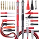 Bionso 25-Piece Multimeter Leads Kit, Professional and Upgraded Test Leads... 