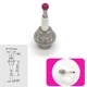 New 80.362.00 HAIMER 3D Taster 4mm Short Touch Probe STYLUS Needle for Indicator