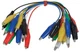 AT-CM05 Short Wire Alligator Clip Test Leads (12 Pack 6 (Pack of 2)