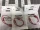 Pomona P-12-2 Pin Tip Plug Patch Cord (Lot Of 3)Red (LK02H)
