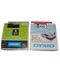 NOS 2 Dymo DYM45803 Tape 3/4" x 23' (19mm x 7m)  Black / White