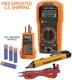 Klein Tools 69149P Electrical Test Kit Digital Multimeter & Outlet Tester BUNDLE