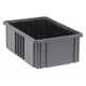 Quantum Storage Systems Dg92060co Polypropylene, Divider Box, Black, 16 1/2 In