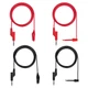 Sumnacon Multimeter Test Lead Set  Stackable Banana Plug to Test Hook, Banana...