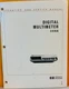 HP 03476-90006 Model 3476B Digital Multimeter Operating & Service Manual.