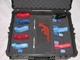 New Black Pelican &trade; 1610 custom 10 Pistol case includes precut foam + Nameplate