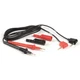 SIMPSON ELECTRIC 00125 Test Leads,48" L,1000VAC,Red/Black,PR 23MM52