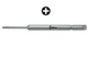 WERA 05135270001 851/9 C J PH bits, halfmoon, PH 00 x 44 x 1.8 mm