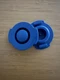 Nordson EFD 7366071   - END CAP O 30/55CC BLEU     50/ pack Legacy PN 7012197
