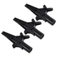 ZIBOO AC285-3 Alligator Clips, Safety Clip Phase Rotation Black