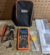 Klein Tools MM450 True RMS Digital Multimeter w Case Leads Temp Probe