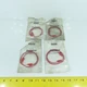 Pomona P-24-2 Pin Tip Plug Patch Cord Lot Of 4