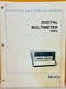 HP 03466-90003 1984 3466A Digital Multimeter Operating & Service Manual.