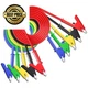 Goupchn 5PCS Alligator Clips Test Leads Dual Ended 5 Colors-3.3ft/1m,