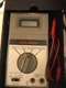 Micronta LCD Digital Multimeter Model No 22-196 with Case Owners Manual Power On