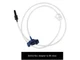 Nordson EFD 7012056 Syringe Adapter, 30/55/70cc, Blue, 6 Ft. Hose, 1/Pkg,