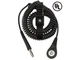 Desco 9087 - Premium fixed size metal single wire wrist strap - medium / 6 foot