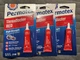 3-Pack Permatex Red Thread Locker 27100, High Strength .20oz Squeeze Tube