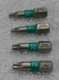 Wera 4 Bits 867/1 BTZ Torx TX 10 TX 15 TX 20 TX 25 x 25 mm NEW TX10 TX15 TX20