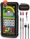 POROMETISTO Digital Multimeter Tester 6000 Counts TRMS, Smart Black, Orange 