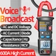 ANENG AT619 Digital Voice Broadcast Multimeter Professional AC/DC Clamp Meter