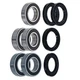 NICHE Wheel Bearing Seal Kit for Kawasaki Ninja ZX6R ZX9R ZX10R ZX12R 14R Z1000