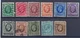 G B KG V 1934-36 ISSUES  Sc# 210-220  CV$25+ (GB203*)
