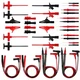 2 units AideTek Automotive 9 in 1 Silicone for Multimeter Test Leads TLP20169
