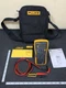 Fluke 116  True RMS DMM Digital Multimeter with  genuine Fluke leads case, book