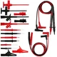 AideTek Automotive 9 in 1 Silicone Test Leads Kit Crocodile Clips 32A TLP20169